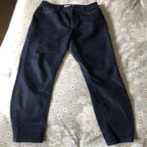 Loft Petite Curvy High Waist Skinny Ankle